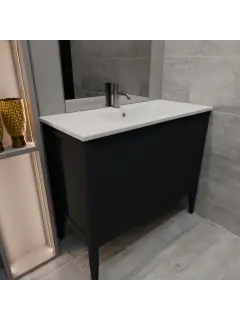 Hera 1000w bathroom vanity - Stone Basin