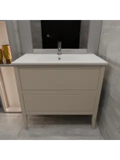 Hera 900w bathroom vanity - Stone Basin