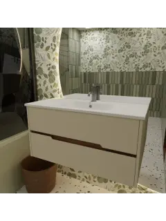 Vega 1000w bathroom vanity - Stone Basin